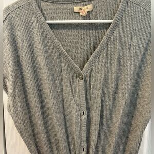 Madewell Waffle Knit Pajama Jumpsuit